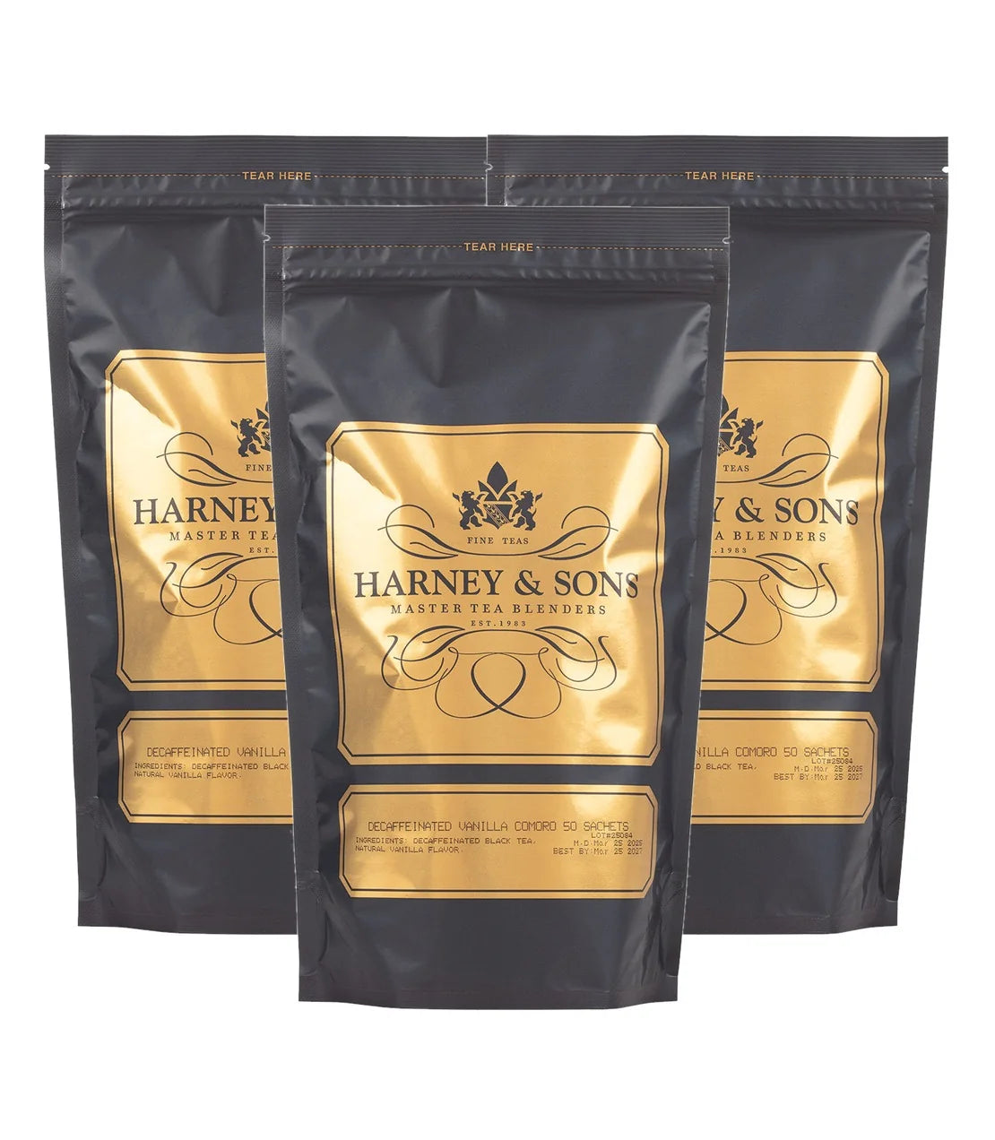 Decaf Vanilla Comoro Trio – 3 Bags of 50 Sachets
