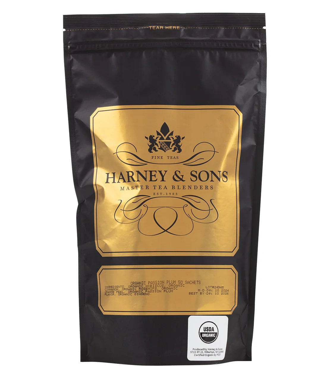 Organic Passion Plum, Bag of 50 Sachets