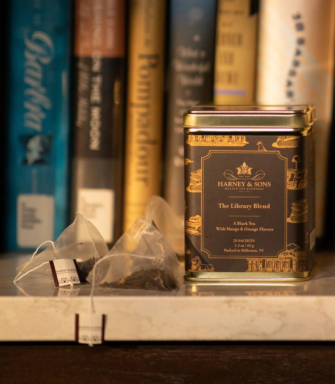 The Library Blend, Tin of 20 Sachets
